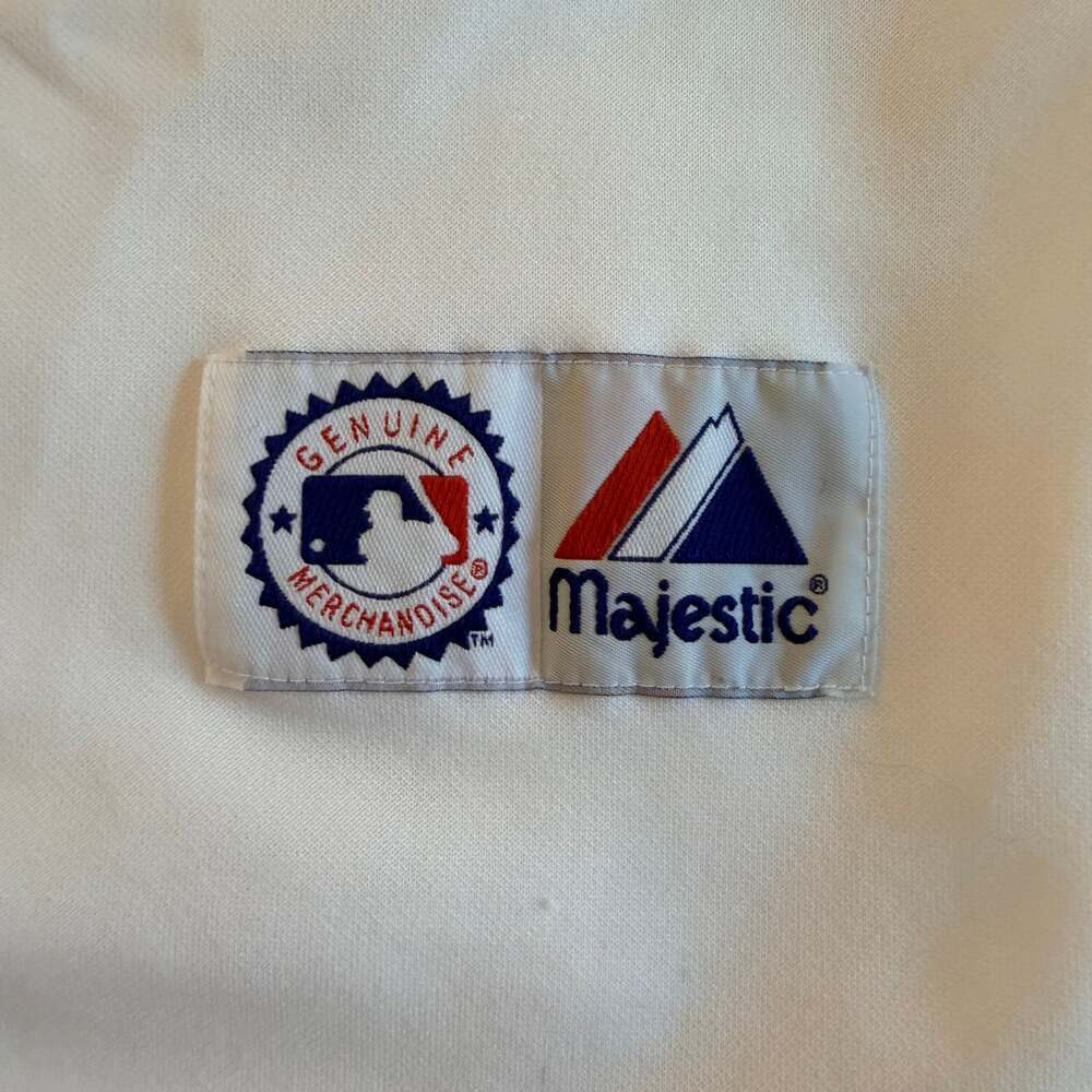 Majestic MLB Los Angeles Angels White Blank Baseball Jersey Men's Size L - Picture 6 of 6